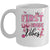 1st First Grade Vibes Back To School Coquette Teacher Girl Mug | teecentury