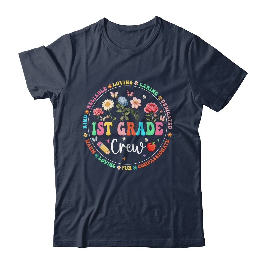 1st Grade Crew Back To School Kindergarten Teacher Kids Shirt & Hoodie | teecentury