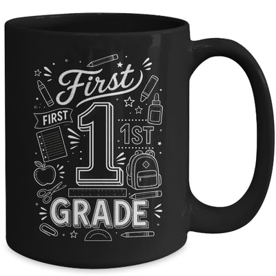 1st Grade For Boys Back To School First Day First Grade Mug | teecentury