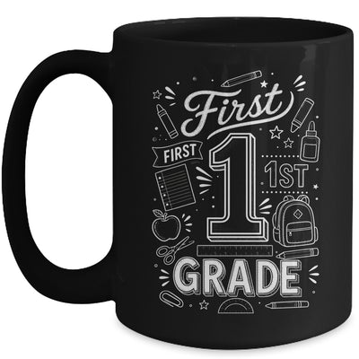1st Grade For Boys Back To School First Day First Grade Mug | teecentury
