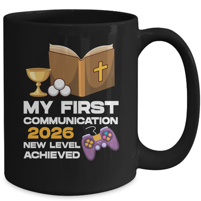 1st My First Communion 2026 Boys Girls Controller Video Game Mug | teecentury