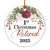 1st Retired Christmas Tree Ornament Collectible Holiday Retirement Gifts for Women or Men Decoration Christmas Tree Ornament | teecentury