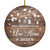 2025 First Christmas In Our New Home Mr And Mrs Gift Brown For Wedding Newlywed Couple 2025 Christmas Tree Ornament | teecentury
