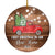 2025 First Christmas In Our New Home Red Car mr and mrs Truck Gift for Newlywed Couple 2025 Christmas Tree Ornament | teecentury