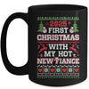 2025 First Christmas With My Hot New Fiance Mug | teecentury