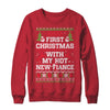 2025 First Christmas With My Hot New Fiance Shirt & Sweatshirt | teecentury