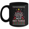2025 First Christmas With My Hot New Fiance Ugly Mug | teecentury