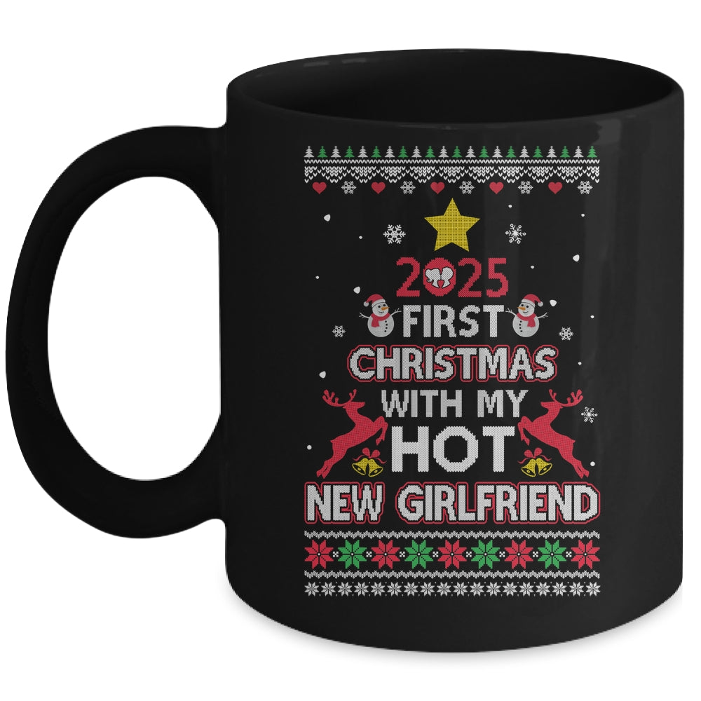 2025 First Christmas With My Hot New Girlfriend Ugly Mug | teecentury
