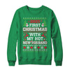 2025 First Christmas With My Hot New Husband Shirt & Sweatshirt | teecentury