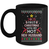 2025 First Christmas With My Hot New Husband Ugly Mug | teecentury
