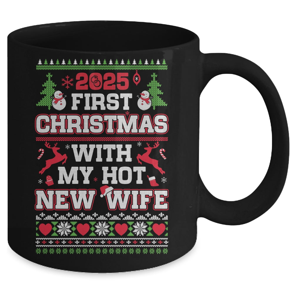 2025 First Christmas With My Hot New Wife Mug | teecentury