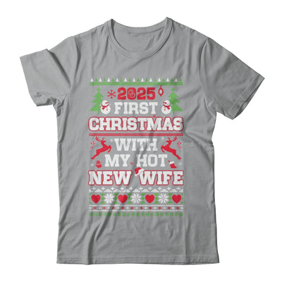 2025 First Christmas With My Hot New Wife Shirt & Sweatshirt | teecentury