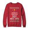 2025 First Christmas With My Hot New Wife Ugly Shirt & Sweatshirt | teecentury