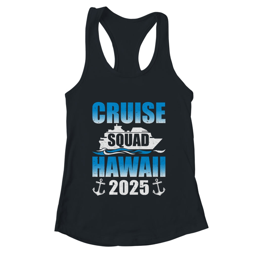 2025 Hawaiian Cruise Squad Hawaii Cruise Family Matching Shirt & Tank Top | teecentury