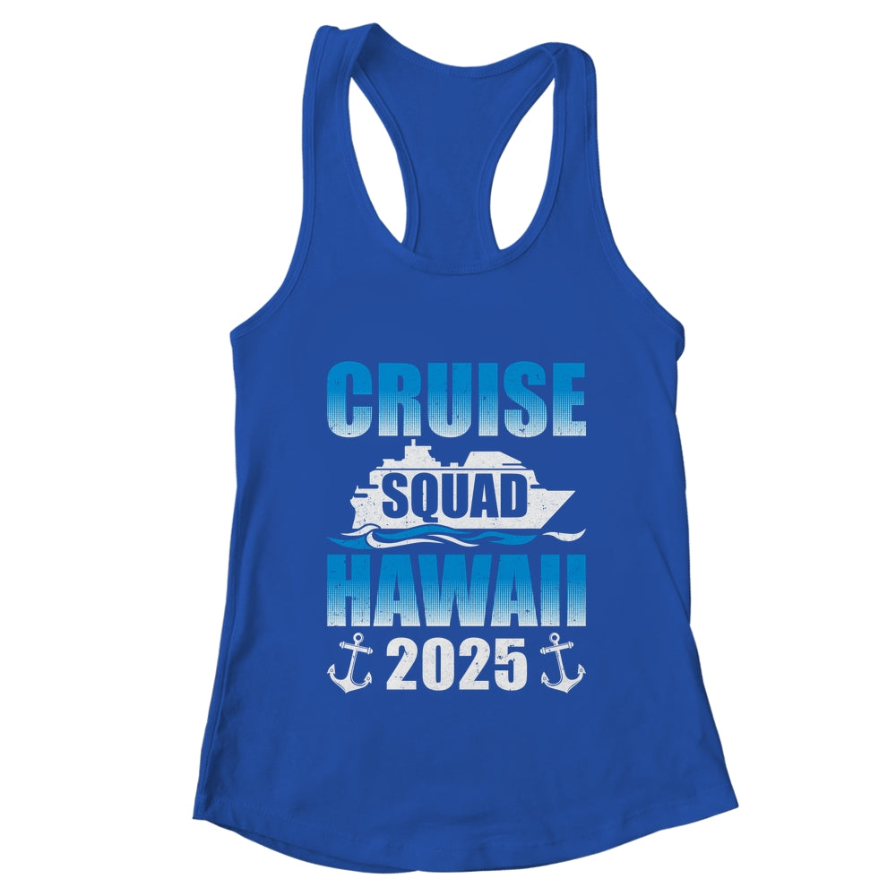 2025 Hawaiian Cruise Squad Hawaii Cruise Family Matching Shirt & Tank Top | teecentury