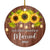 2025 Our First Christmas Married Mr And Mrs Gift Sunflower For Wedding Newlywed Couple 2025 Christmas Tree Ornament | teecentury