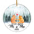 2025 Our First Christmas as Mr & Mrs Bear Tree Ornament Wedding Newlywed Couple 2025 Decoration Christmas Tree Ornament | teecentury