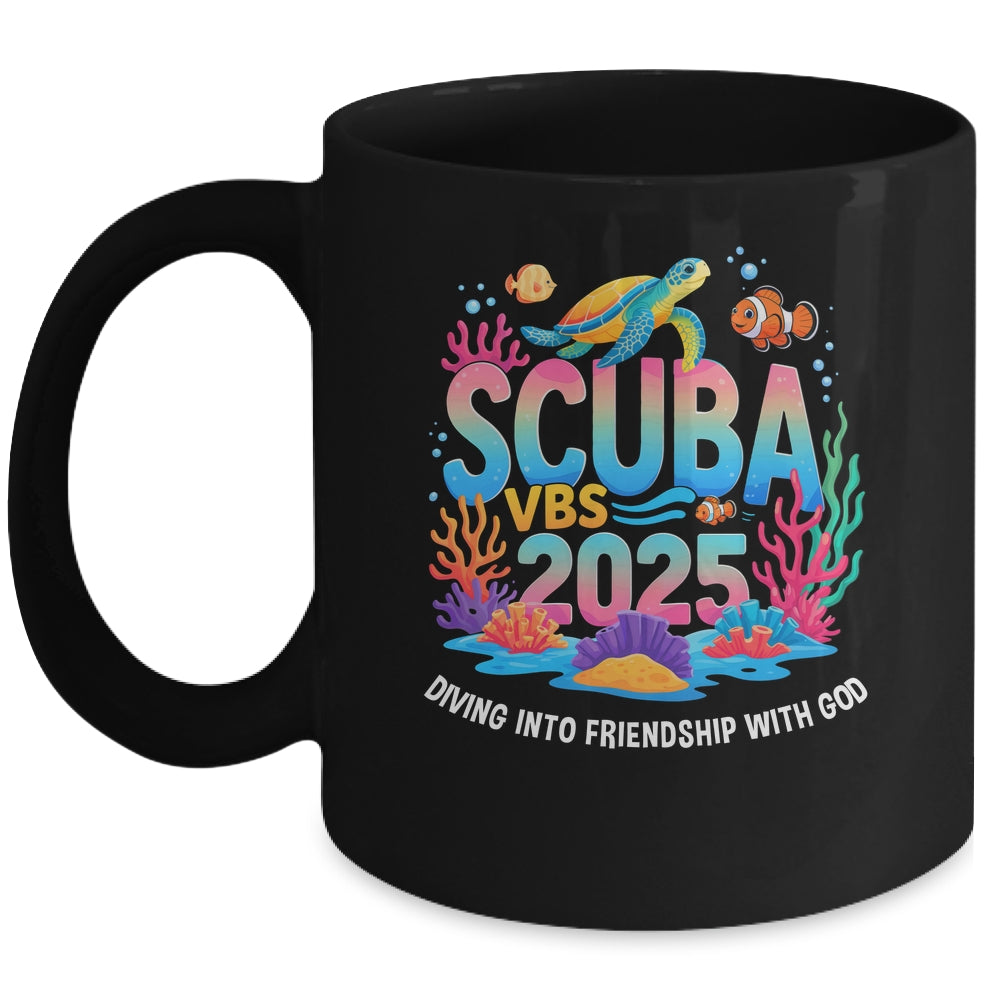 2025 Vacation Bible School Diving Into Friendship Scuba VBS Mug | teecentury