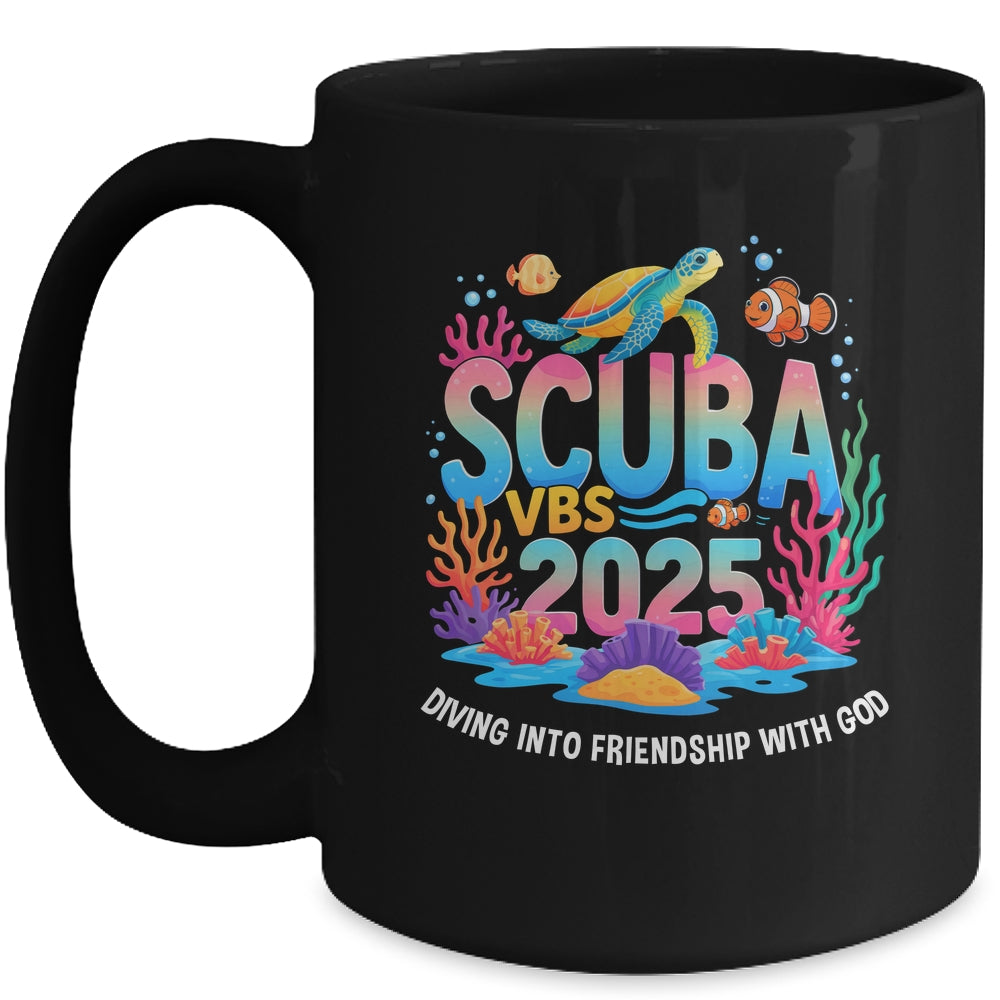 2025 Vacation Bible School Diving Into Friendship Scuba VBS Mug | teecentury