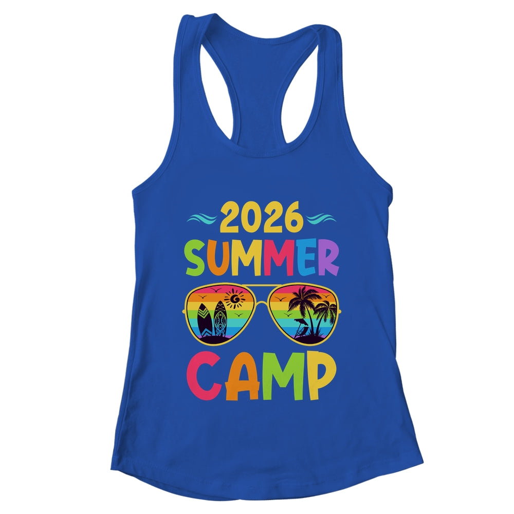 2026 Summer Camp 2026 Summer Vacation Matching Family Group Shirt & Tank Top | teecentury