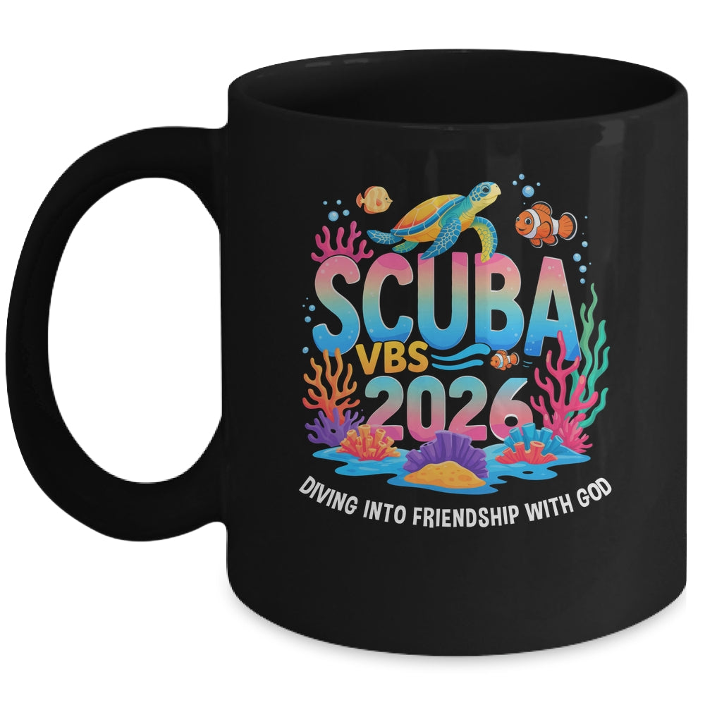 2026 Vacation Bible School Diving Into Friendship Scuba VBS Mug | teecentury