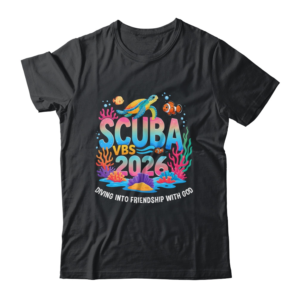 2026 Vacation Bible School Diving Into Friendship Scuba VBS Shirt & Hoodie | teecentury