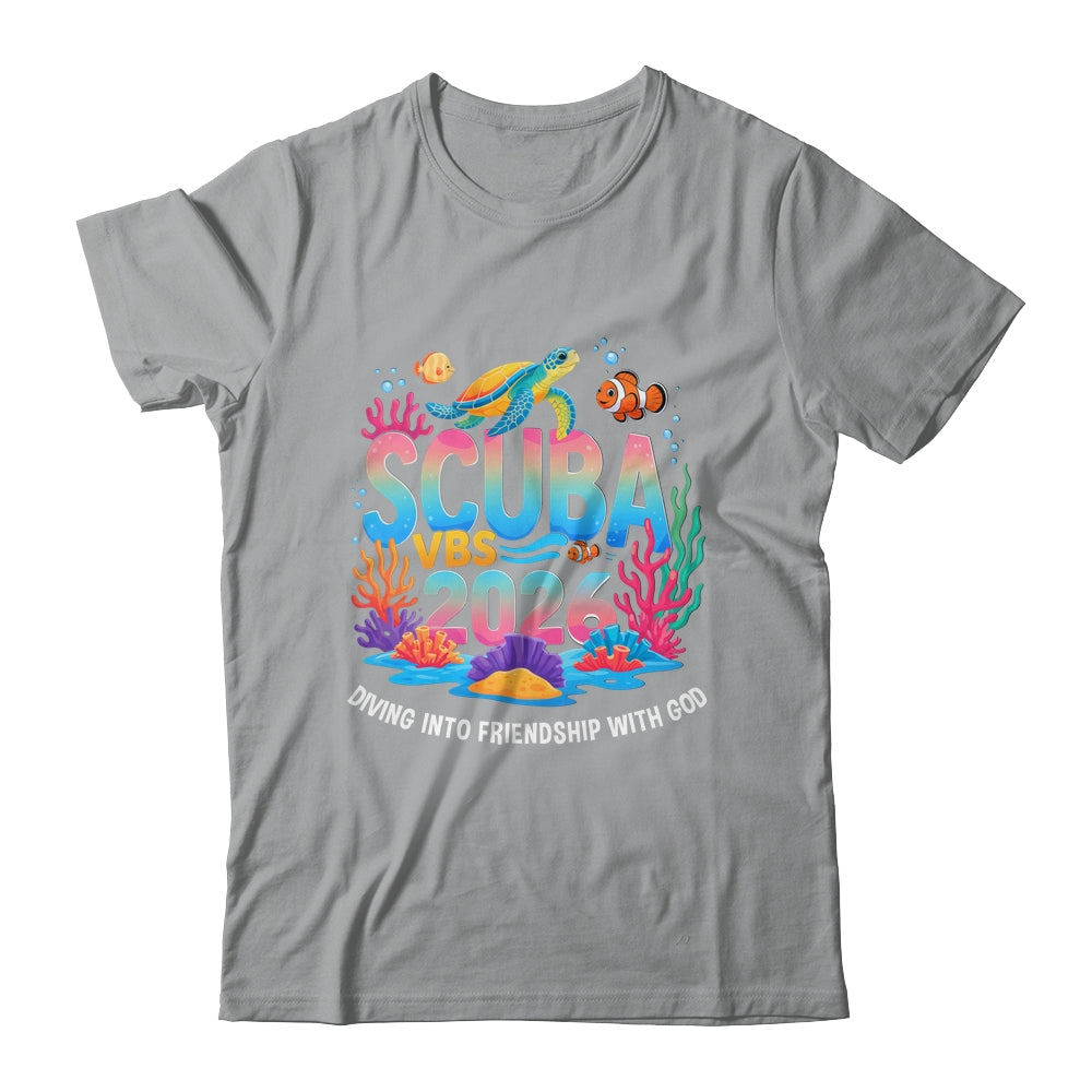 2026 Vacation Bible School Diving Into Friendship Scuba VBS Shirt & Hoodie | teecentury