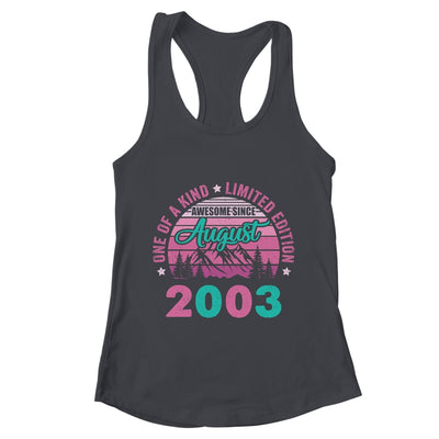 20 Years Old Awesome Since August 2003 20th Birthday Women Shirt & Tank Top | teecentury