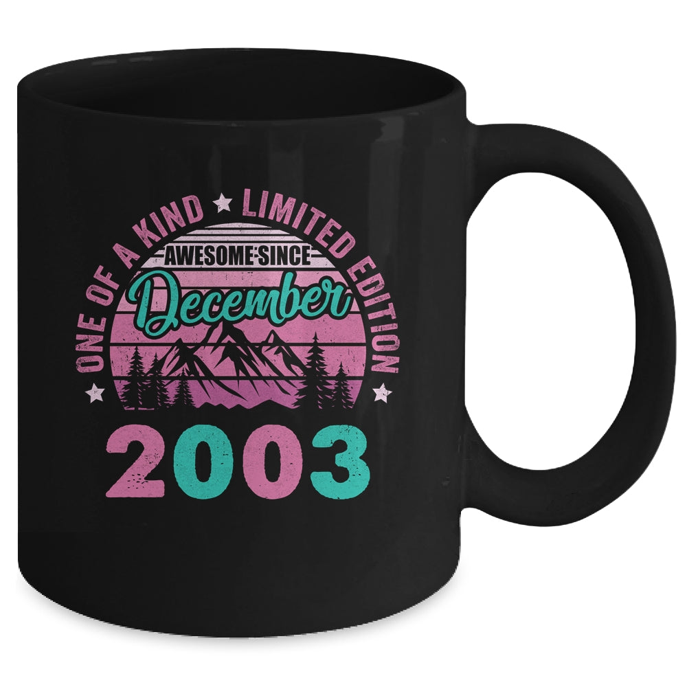 20 Years Old Awesome Since December 2003 20th Birthday Women Mug | teecentury