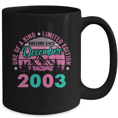 20 Years Old Awesome Since December 2003 20th Birthday Women Mug | teecentury