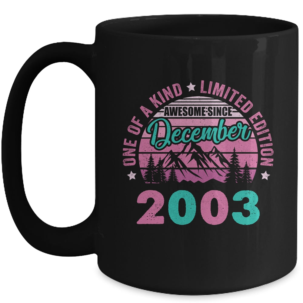20 Years Old Awesome Since December 2003 20th Birthday Women Mug | teecentury