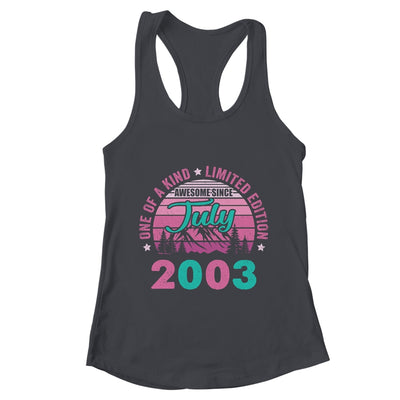 20 Years Old Awesome Since July 2003 20th Birthday Women Shirt & Tank Top | teecentury
