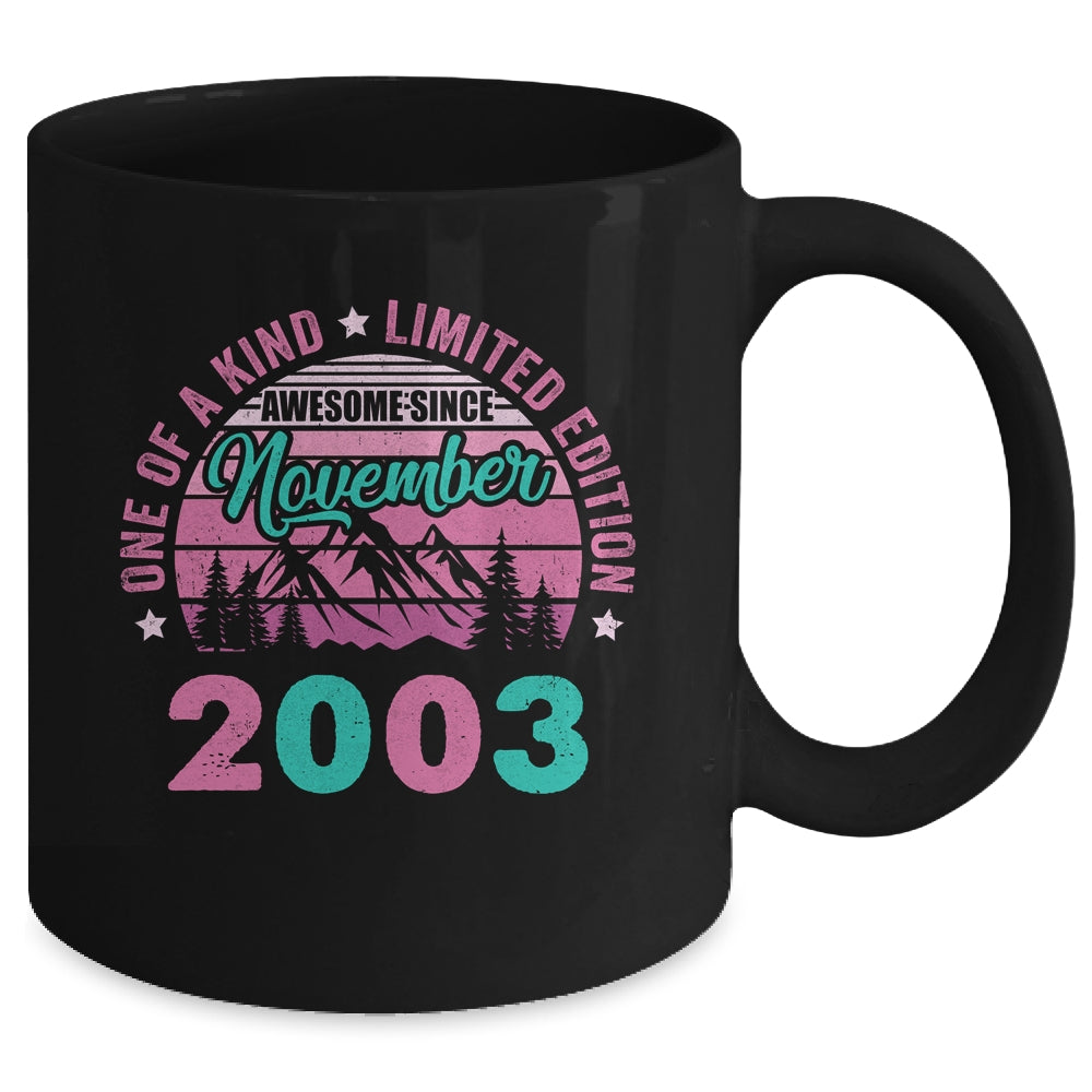 20 Years Old Awesome Since November 2003 20th Birthday Women Mug | teecentury