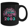 20 Years Old Awesome Since October 2003 20th Birthday Women Mug | teecentury