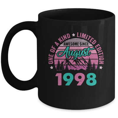 25 Years Old Awesome Since August 1998 25th Birthday Women Mug | teecentury