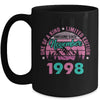 25 Years Old Awesome Since November 1998 25th Birthday Women Mug | teecentury