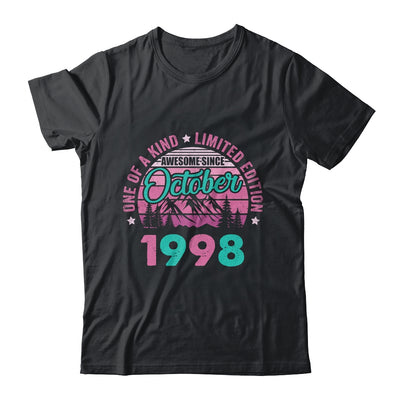 25 Years Old Awesome Since October 1998 25th Birthday Women Shirt & Tank Top | teecentury