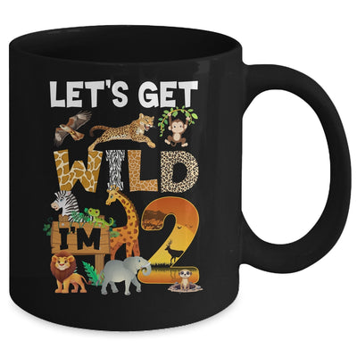 2 Year Old Zoo Birthday Safari Jungle Animal 2nd Bday Mug | teecentury