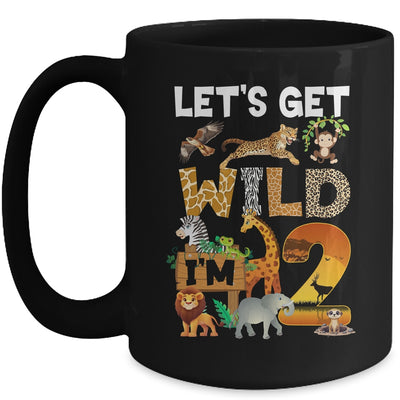 2 Year Old Zoo Birthday Safari Jungle Animal 2nd Bday Mug | teecentury