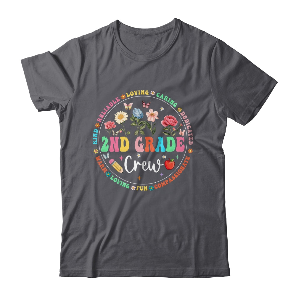 2nd Grade Crew Back To School Kindergarten Teacher Kids Shirt & Hoodie | teecentury