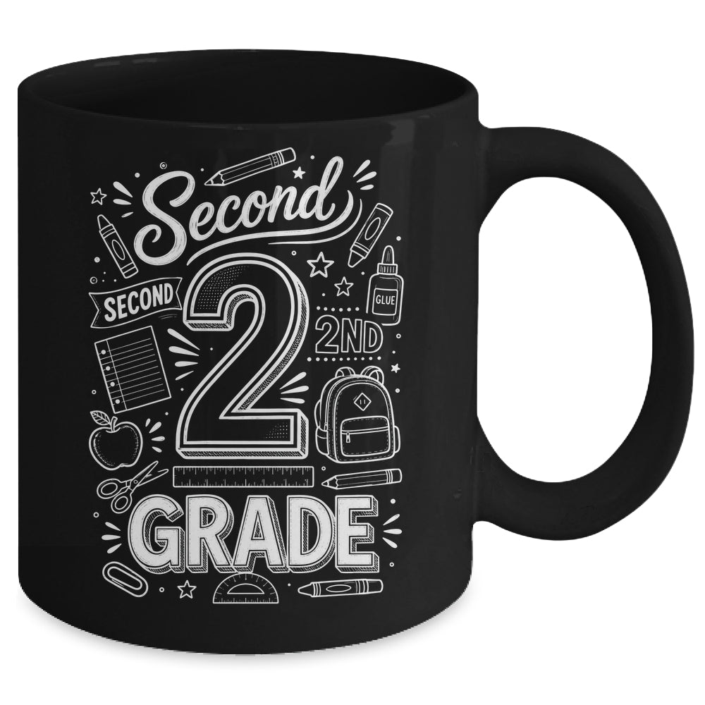 2nd Grade For Boys Back To School First Day Second Grade Mug | teecentury