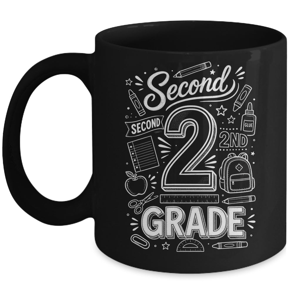 2nd Grade For Boys Back To School First Day Second Grade Mug | teecentury