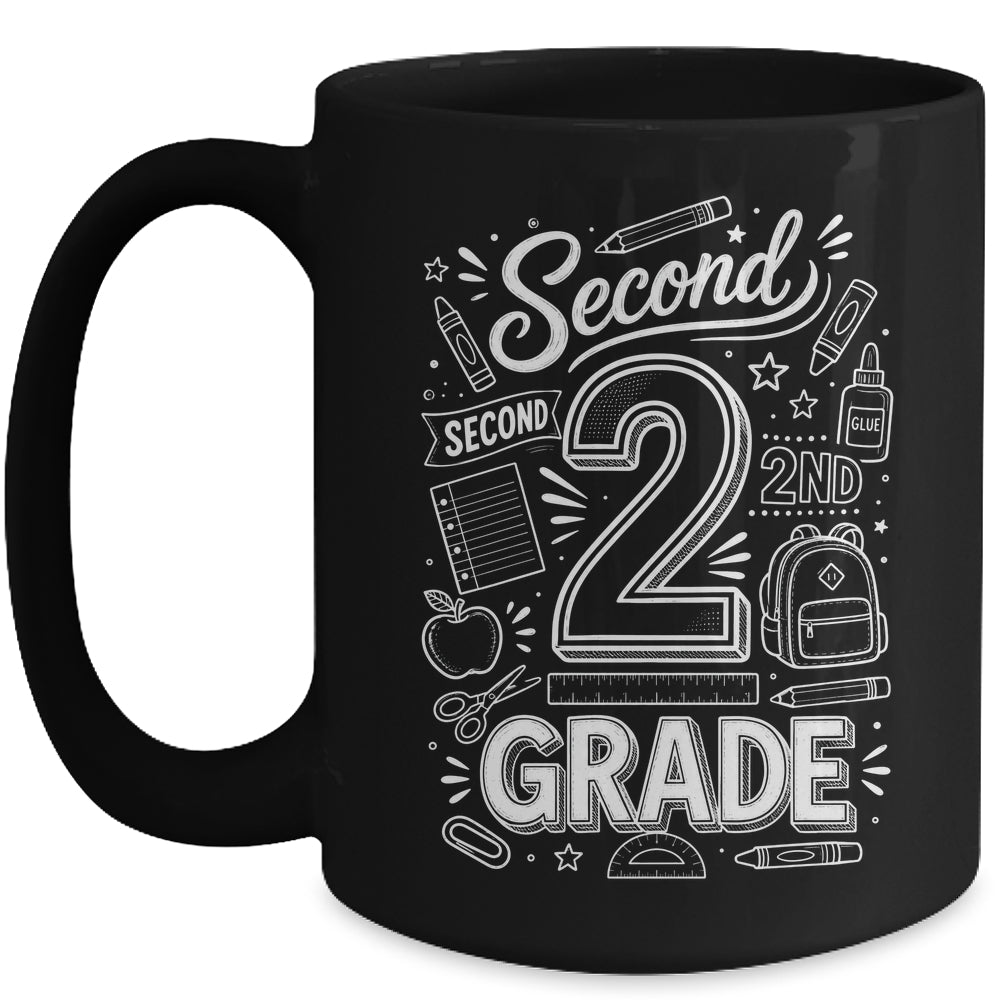 2nd Grade For Boys Back To School First Day Second Grade Mug | teecentury