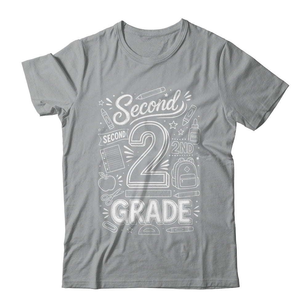 2nd Grade For Boys Back To School First Day Second Grade Shirt & Hoodie | teecentury