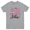 2nd Second Grade Vibes Back To School Coquette Teacher Girl Youth Shirt | teecentury