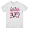 2nd Second Grade Vibes Back To School Coquette Teacher Girl Youth Shirt | teecentury