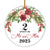2nd Wedding Anniversary 2 Years As Mr & Mrs 2025 Christmas Ornaments Gifts For Couples Husband Wife Holiday Decoration Christmas Tree Ornament | teecentury