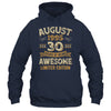 30 Years Awesome Vintage August 1995 30th Birthday Shirt & Hoodie | teecentury