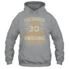 30 Years Awesome Vintage December 1995 30th Birthday Shirt & Hoodie | teecentury
