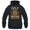 30 Years Awesome Vintage July 1994 30th Birthday Shirt & Hoodie | teecentury